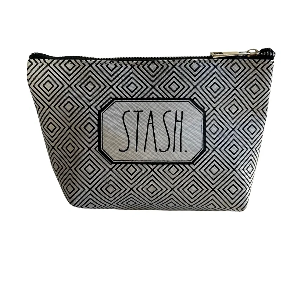 NWOT Rae Dunn STASH Cosmetic Bag
